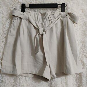 Vince Camuto Women's Paper Bag Waist Shorts XL Color-Clay NWT
